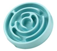 Dog Slow Feeder for Good Eating Habit, 8" Slow Feeder Dog Bowls for All Foods, Washable Reusable Stable Plastic Bowl for Home