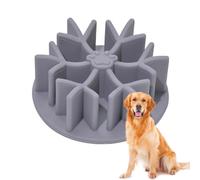 Dog Slow Feeder Insert, Slow Feeder Insert for Dog Bowl - Slow Feeder with Food Grade Silicone Bowl Insert - with Strong Insert a for Eating, No Yes