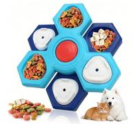 Dog Slow Feeder - Interactive Dog Food Puzzle Toy, Treat Maze Game for Dogs & Cats, Mental Stimulation & Boredom Relief, Adjustable Difficulty Pet Enrichment Toy (Two Layers)