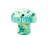 RUFFWEAR Porcini Dog Toy, Interactive Large Dog Chew Toy & Slow Feeder, Pet Safe Dog Treats Dispenser Ball, Natural Latex Rubber Tough Adult & Puppy Toy & Everyday Dog Enrichment Toy Game, Moss Green