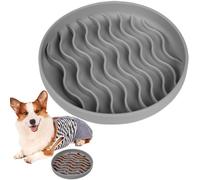 Dog Slow Feeder - Non-Slip Suction Feeding Bowl, Large Breed Slow Dog Dish, Encourages Mindful Eating, Reduces Choking Risk, Fundamentals Pet Tool for Puppy, Water, Treats, Enrichment