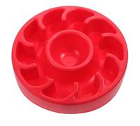 Dog Slow Feeder Pet Feeding Bowl Slow Eating Pp Red Travel