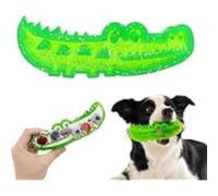 Dog Slow Feeder Puzzle Toy, Fetch Crocodile, Slow-Feed chew and Fetch Crocodile Dogs, Alligator Dog Toy for Dogs Teeth Cleaning, Alligator Treat Dispensing Toys Keep Them Busy (Color B)