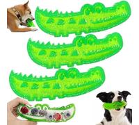 Dog Slow Feeder Puzzle Toy, Slow-Feed Chew & Fetch Crocodile Dog Toys, Slow Feeder Dog Puzzle Toys, Crocodile Dog Chew Toys Alligator Treat Interactive Dispenser for Small Large Dogs (Large*3)
