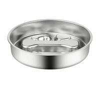 Dog Slow Feeder,Reversible Stainless Steel Feeder | For Small and Medium Dogs and Cats - for Puppy Cat Small Medium Breed Feed Treat Outdoor Camping Travel Enrichment