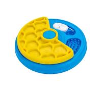 Dog Slow Feeder - Segmented Eating Dish | Pet Feeding Bowl with Portion Control Design, Interactive Mealtime Tool with Training Support, Animal Feeding Accessories Supplies, Puzzle Food Container