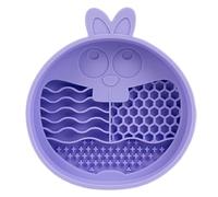 Dog Slow Feeder - Silicone Anti-Choking Bite Resistant Dish,Dog Bowl Cat Slow Feeder | for Indoor Outdoor Medium Large Breeds Bone Broth Dried Chicken
