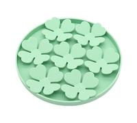Dog Slow Feeder | Slow Feeder Bowl With Suction Cup | Non Slip Raised Flower Design Dog Puzzle Widely Applicable For Boredom Relief, Floor Or Wall Treats & Grooming Pet Training In Shower
