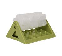 Dog Slow Food Feeder, Interactive Puzzle Feeder, Treat Dispensing Dog Toy, Rotating Flower Slow Feeder 21x13x8cm/8.27x5.12x3.15 inches for Puppy and Medium Dogs