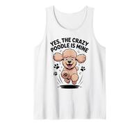 Dog Smart Breed Owner Funny Family Cute Pet Poodle Tank Top