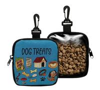 Dog Snack Bag,Portable Waist Bag for Pet Supplies | Puppy Snack Pouch for Walking Rides - Small, Resources Dogs, Puppy, Hiking, Outdoor, Travel, Holiday, Hiking, Adventure