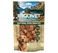 Dog Snacks (Pack of 12) - Salmon Bites with Skin 100g, Natural Dog Snacks - Arquivet