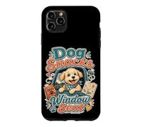 Dog Snacks Window Seat Travel Humor Funny Retro Saying Case for iPhone 11 Pro Max
