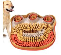 Dog Snaffle Mat - Unbreakable Soft Dog Foring Mat 49x49cm | Fun Interactive Pet Feeding Pad, Machine Washable Dog Enrichment Toy, Smell Training, Slow Feeding
