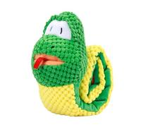 Dog Snake Toy - Durable Fabric Biter, Flexible Cuddle Figure, Noise Making Play Accessory, Gentle Teeth Relief Aid | Interactive Animal Amusement Development, Ideal for Small Medium Large Canines