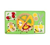 Dog Sniff Mat | Colorful Squeaky Slow Feeder for Dog - Food Leaking Dispenser, Tooth Cleaning Treat Toy for Pet Exercise Chasing