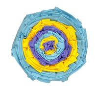 Dog Sniff Mat - Dog Squeaky Colorful Interactive Chew Puzzle,Pet Food Leaking Tooth Cleaning Toy Dispenser for Living Room, Garden, Grassland