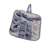 Dog Sniff Mat - Puppy Slow Feeder Puzzle, Pet Foraging Mat with Scent Pockets, Engaging Sniffing Activity for Dogs Puppies, Feeding Game Mats, Bunny Hamster Small It's Good for All Pet