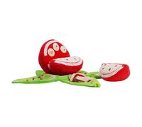 Dog Sniff Toy, Watermelon, Interactive Squeaky Snuffle, Textured Crinkle Finish, Boredom Buster Category, Apartment, Soft Scent Training Item For Kitchen