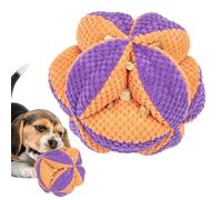 Dog Sniffing Ball, Interactive Plush Toy for Treats and Cleaning Teeth, Robust Chew Toy, Slow Eating Speed, for All Dog Breeds, Puppies to Large Dogs, 18 x 1 cm