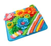 Dog Sniffing Mat, 50 x 50 cm Slow Feed Sniffing Mat, Pet Training Mat Machine Washable Foldable Slow Feed Search Mat for , Cat, Dog