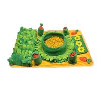 Dog Sniffing Mat, Activity Mat for Dogs - Enrichment Pet Sniffing Mat for Dogs, Foraging Blanket with 2 Squeaky Carrots,