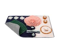 Dog Sniffing Mat, Cat Sniffing Mat - Colorful Soft Fleece Feeding Mat - Portable Dog Puzzle with Non-Slip Bottom, Toys