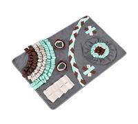 Dog Sniffing Mat Dog Puzzle Toy Pet Snack Feeding Mat Interactive Game Training Blanket Snuffle Feeding Training Mat Dogs Chew Toy For Aggressive Chewers Dogs Chew Toy For Large Dogs Squeaky Dogs Chew