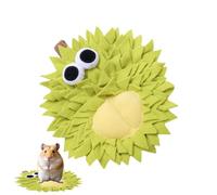 Dog Sniffing Mat - Durian Fruit-Shaped Puppy Puzzle Toy, Interactive Slow Feeder Enrichment Pad for Medium and Large Breeds; Snuffle Mat for Training, Mental Stimulation, Playing at Home, Indoor Room