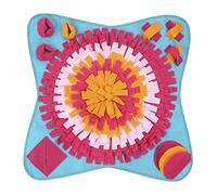 Dog Sniffing Mat for Training | Slow Feeder & Foraging Blanket | Indoor/Outdoor Enrichment Activity | Machine Washable Oxford Cloth | 28.3x28.3in