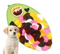 Dog Sniffing Mat,Fun Pet Treat Enrichment Mat | Dog Snuffle Slow Feeder Puzzle Pad | for Medium Large Breeds Indoor Outdoor Travel