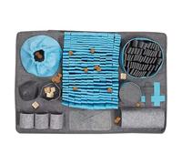 Dog Sniffing Mat - Interactive Feeding Puzzle Against Boredom - Sensory Awakening Toy for Home Crawling Activity Large Breeds Puppies Cats