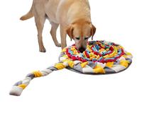 Dog Sniffing Mat - Safe Dog Treat Mat Sniffing Mat Candy-Shaped Food Puzzles - 5 Squeaky Carrots Portable Foraging Mat Interactive Smell Mat for Indoor Outdoor Stress Relief Boredom Busters