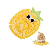 Dog Sniffing Mat - Soft Fabric Puzzle Feeder, Fruit Inspired Enrichment Toy Pad, Slow Eating Training Carpet, Interactive Scent Work Activity Mat For Medium Large Dogs Home Indoor Yard Garden Use