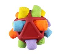 Dog Sniffing Toys - Colorful Puzzle Ball Design, Interactive Treat Dispenser Structure, Washable Durable Form | mental stimulation training toy, slow feeding enrichment tool, indoor outdoor pet