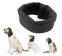 Dog Snood Ear Muffs for Hearing Protection Hoodie Neck Warmer Noise Protection Pet Snood for Dogs and Cats Bathing Grooming (Grey, M)