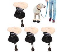 Dog Snow Boots | 4X Winter Warm Pet Puppy Reflective Snow Boots - Outdoor Thermal Dog Shoes for Outdoor Activities, Snow, Beach