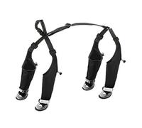 Dog Snow Boots Suspenders Reflective Waterproof Paw Protector with