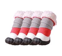 Dog Snow Boots, Warm Boots, Cold Weather Dog Shoes, Anti-slip Dog Shoes, Waterproof Dog Booties, Dog Boots for Snow, Perfect for Protecting Your Pet’s Paws on Snow, During Hiking, Beach Walks