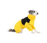 Dog Snow Suit - Blocks The, Insulating Coat Cover Design, Secure Fasteners + Medium Fit, Water Outer Layer - For Cold Climate and Mountain Trails