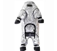 Dog Snow Suit, Full Body Dog Coat, Dog-Booties and Paw Protectors, Water-Proof Puppy Puffer Jackets, Reflective Dog Overalls Insulated Warmth Full Coverage, for Cold Weathers (M)