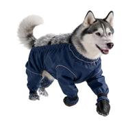 Dog Snow Suit,Waterproof Non Slip Cold Weather Puppy Outfits With Attached Boots - Dog Snow Jacket | for Small Large Puppy Walking Traveling Hiking Home Indoor Outdoor