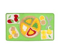 Dog Snuffle Mat - Interactive Mat | Feeder Dog Treat Pad | Colourful Interactive Pet Chew Pizza Slow Feeder | Food Leaking Dispenser, Teeth Cleaning Toy for Pet