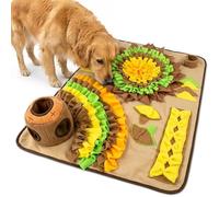 Dog Snuffle Mat Large, 80x60 cm Interactive Dog Puzzle Toy, Slow Feeder Puppy Snuffle Mat for Anxiety Relief & Boredom, Encourages Natural Foraging Skills, Mental Stimulation & Slow Feeding Game