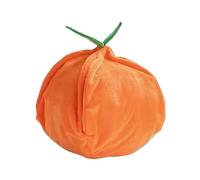 Dog Snuffle Mat Orange Plush Interactive Mental Stimulation