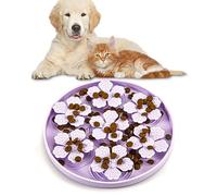 Dog Snuffle Mat, Slow Feeder Dog Treat Feeding Mat Pet Sniffing Mat Interactive Snuffle Mat for Smell Foraging Skills Training Slow Eating Dogs Cats Stress Relief