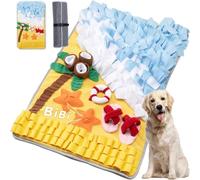 Dog Snuffle Mat with sound, 70x48cm, Interactive Treat Hiding Training Mat, An Interactive & Fun Feeding Puzzle,Sniffing Mat for a Large to Small Dog,Slow Feeding Game for All Breeds