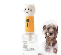 Dog Soap Sprayer - 20cm Electric Dog Shampoo Dispenser USB Chargings | Automatic Cleaning Foam Machine Pet Bath Supplies for Daily Washing Travel Outdoor Backyard Walking Garden Family Deck