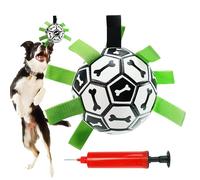 Dog Soccer Ball - Dog Soccer Ball with Strap - Dog - Boring with Pump for Dog - Hide the - Outdoor, Bored Dog, Puppy Bite, Keeping You Busy - Immortal Water Toys for