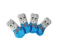 Dog Socks for and Medium Dogs Non-Slip Pets Puppies Grip Socks Protectors Traction Control Socks Indoor Funny Cats T Shirts (D S)